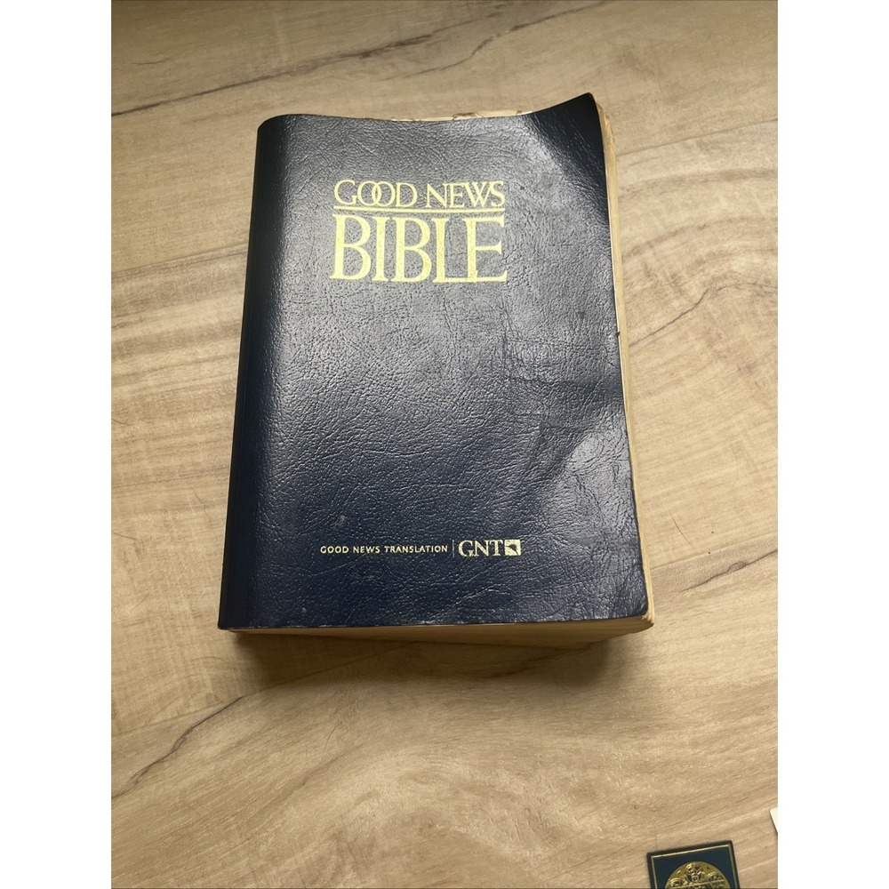 Large Print GOOD NEWS BIBLE 1992 VG American Bible Society - Picture 1 of 8